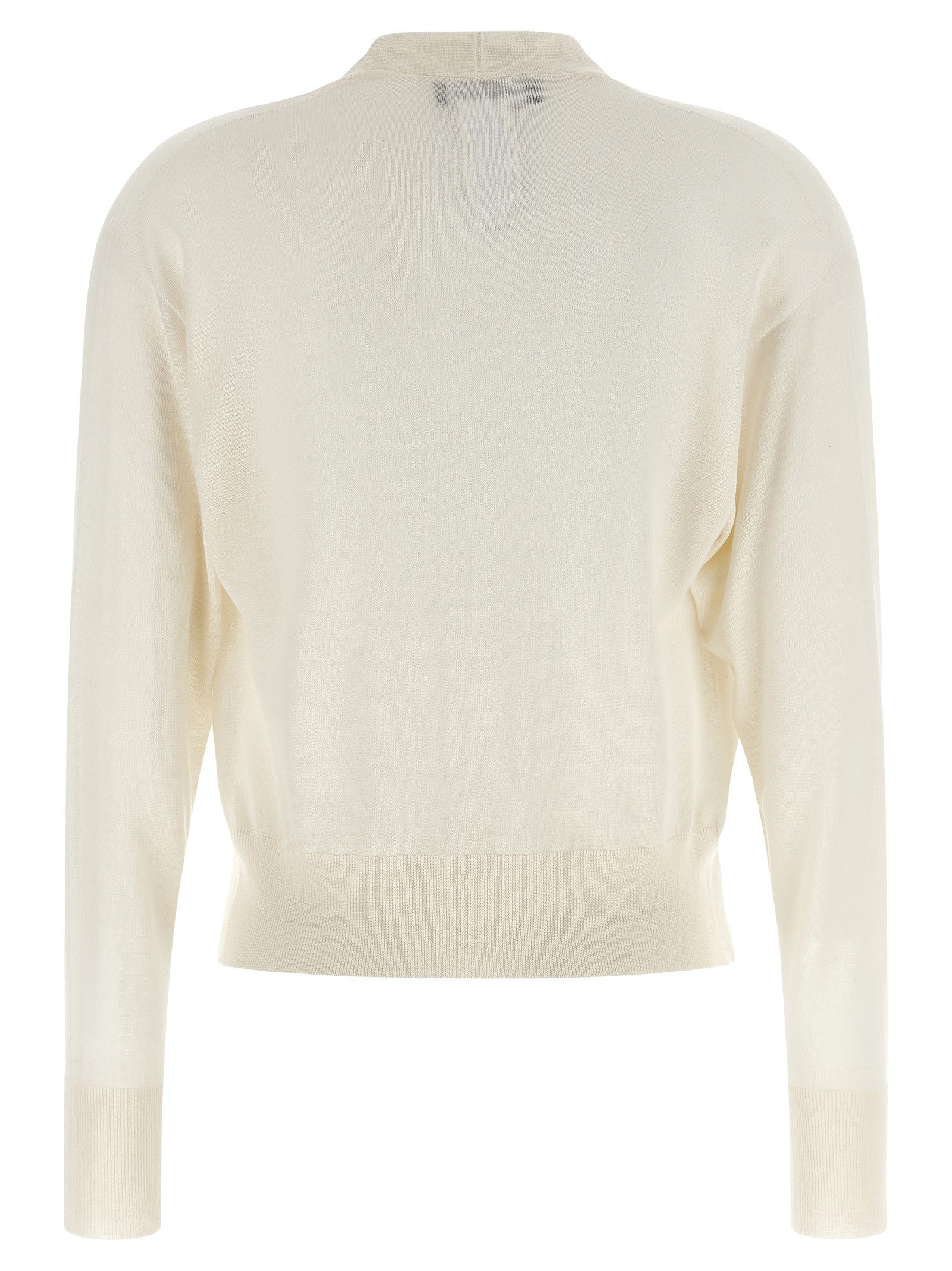 Fabiana Filippi Crystal Cardigan White