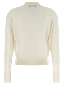 Fabiana Filippi Crystal Cardigan White