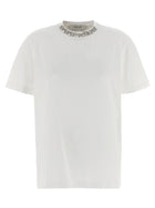 Golden Goose Crystal Crew Neck Shirt White