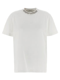 Golden Goose Crystal Crew Neck Shirt White