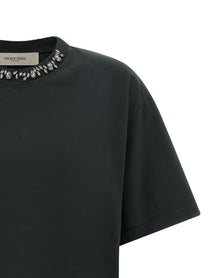 Golden Goose Crystal Crew Neck Shirt Black