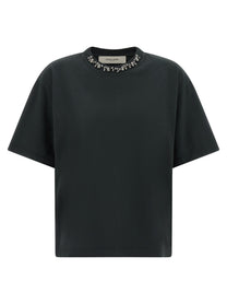 Golden Goose Crystal Crew Neck Shirt Black