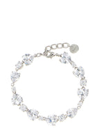 self-portrait Crystal Droplet Bracelet Silver