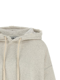 Golden Goose Crystal Hoodie Grey