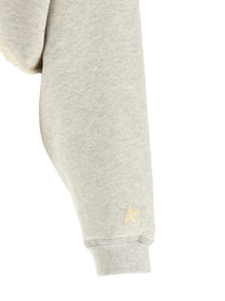 Golden Goose Crystal Hoodie Grey