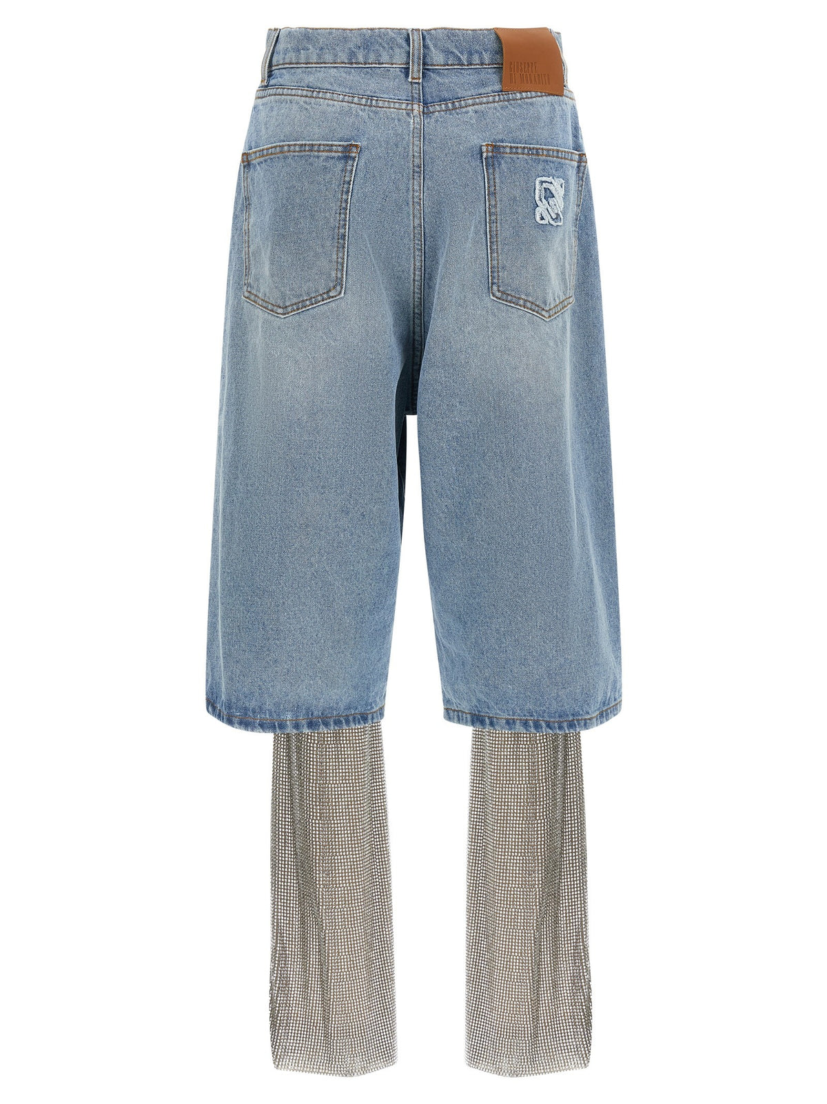 Giuseppe Di Morabito Crystal Jeans + Leggings Gold