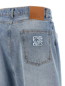 Giuseppe Di Morabito Crystal Jeans Blue