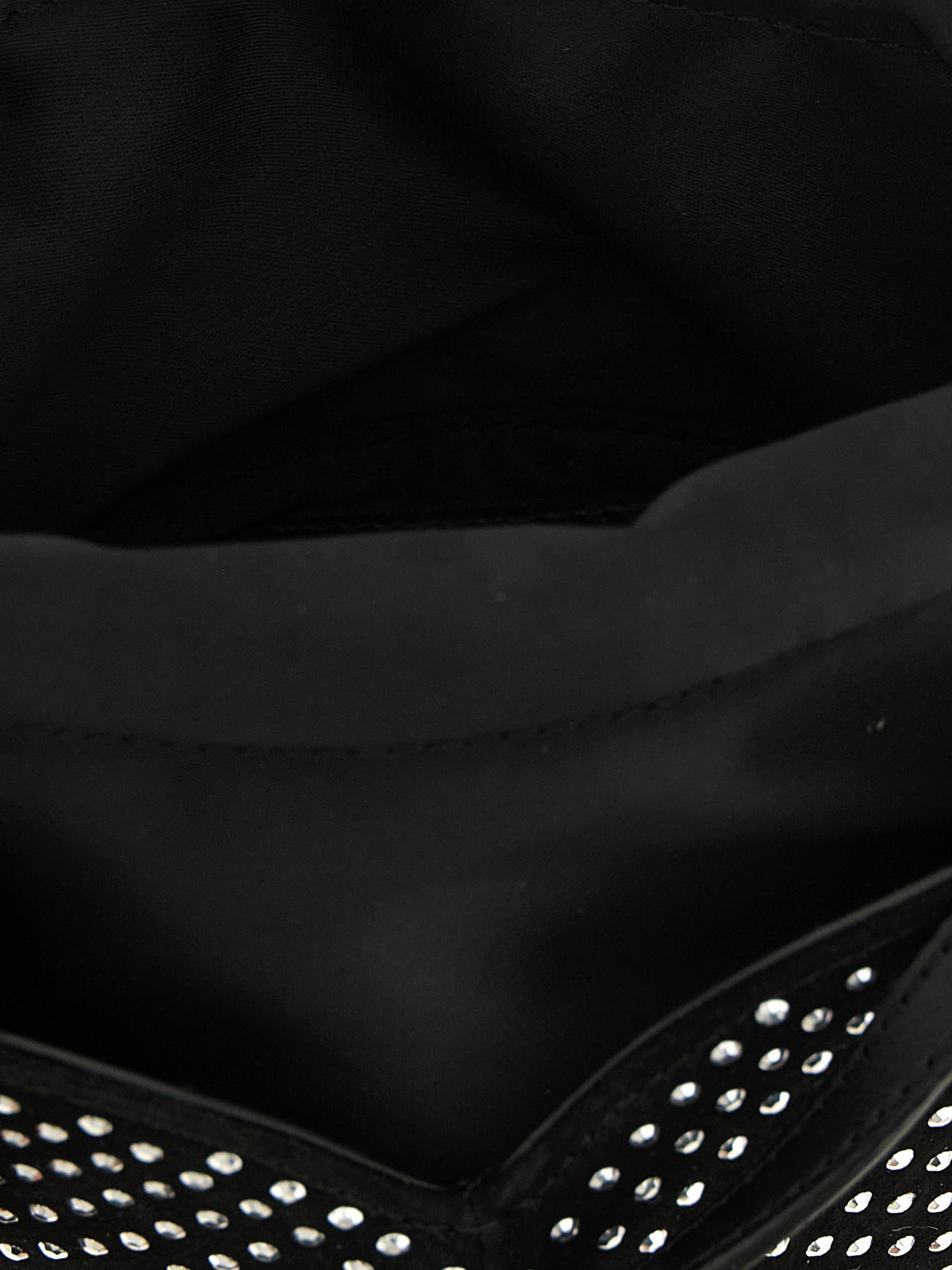 ROTATE Birger Christensen Crystal the Heart Handbag Black, view 4