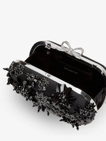 self-portrait Women's Crystals Clutch Bag Black self-portrait