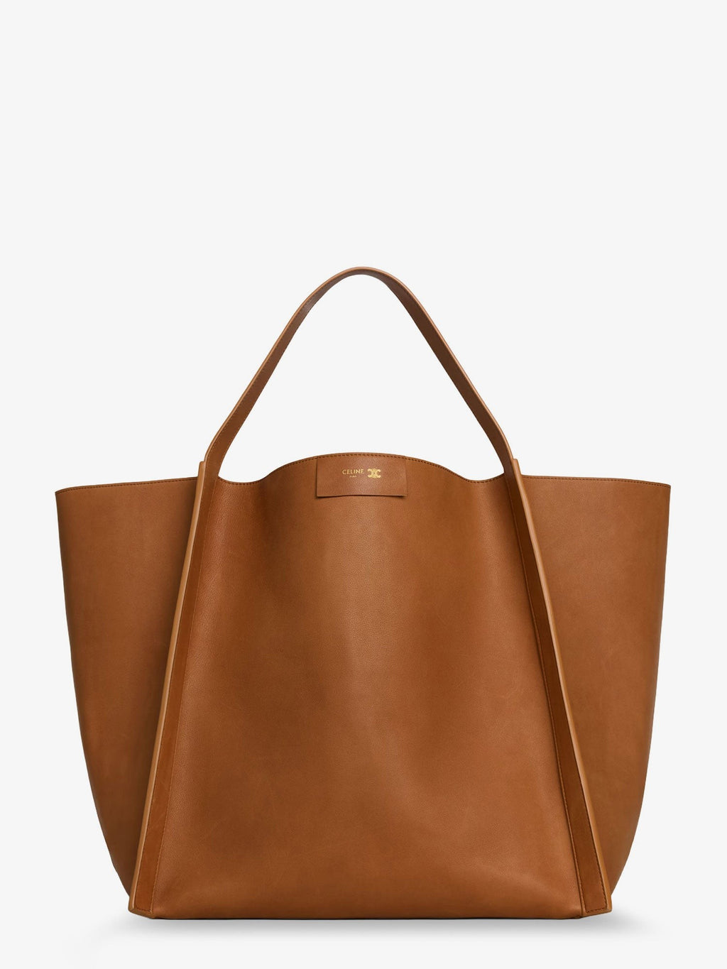 Celine Women's Cube Leather Handbag Beige