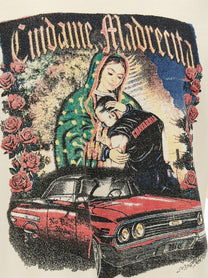 Willy Chavarria Cuidame Madrecita Shirt White