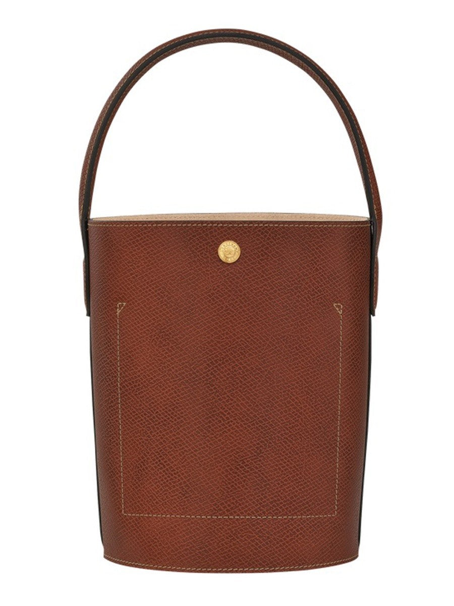 Longchamp Women's Cuir DE Russie Bucket Bag Brown Longchamp