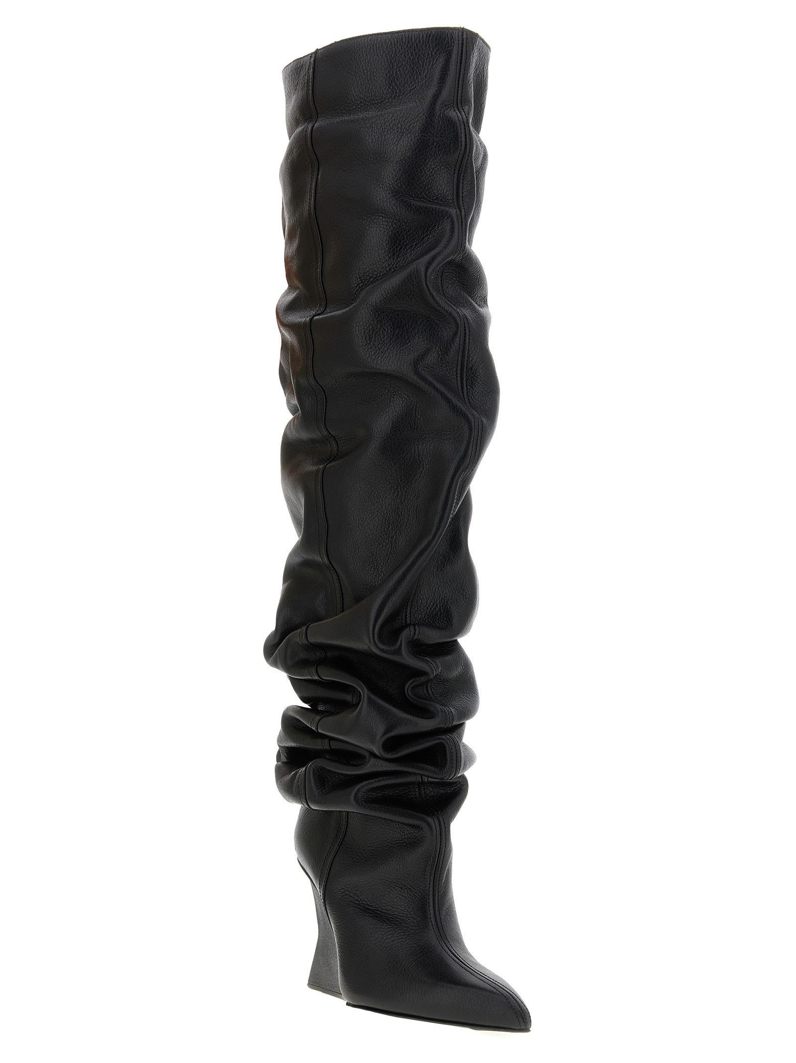 Balmain Cuissardes Leather Black