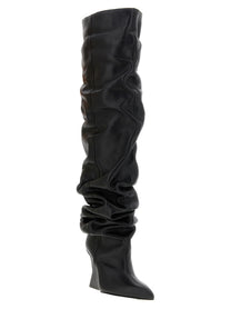 Balmain Cuissardes Leather Black
