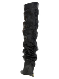 Balmain Cuissardes Leather Black