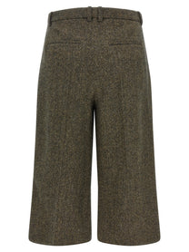 Saint Laurent Culotte Pants Brown