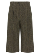 Saint Laurent Culotte Pants Brown