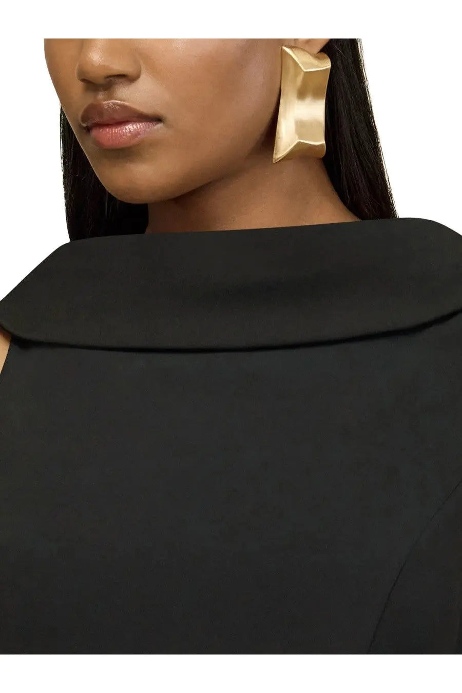 Cult gaia women’s earrings alaya gold gold-toned geometric statement earrings with modern angular design