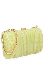 Cult Gaia Women's Helene Clutch Green, view 2
