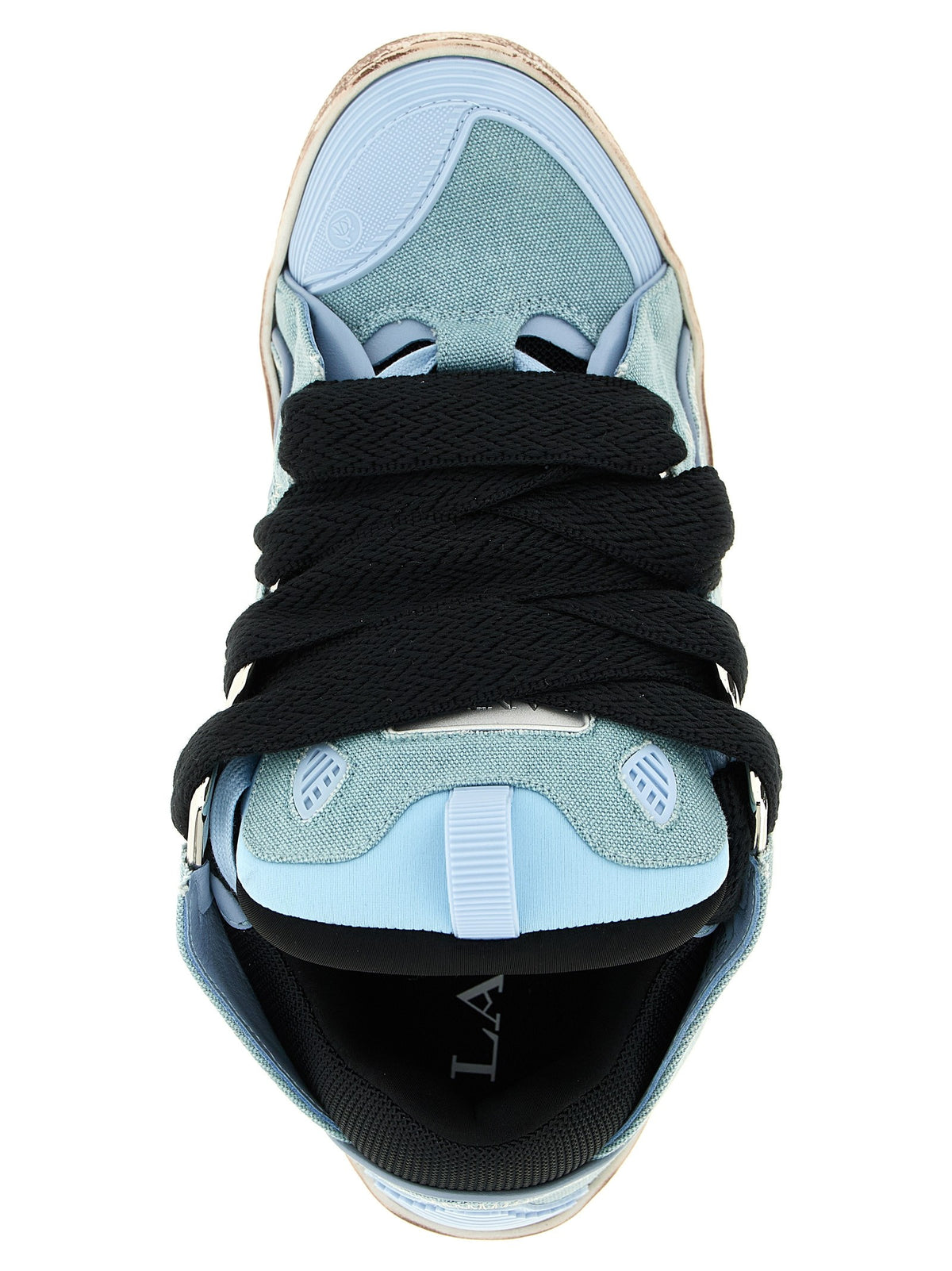LANVIN Curb Sneakers Blue, view 4