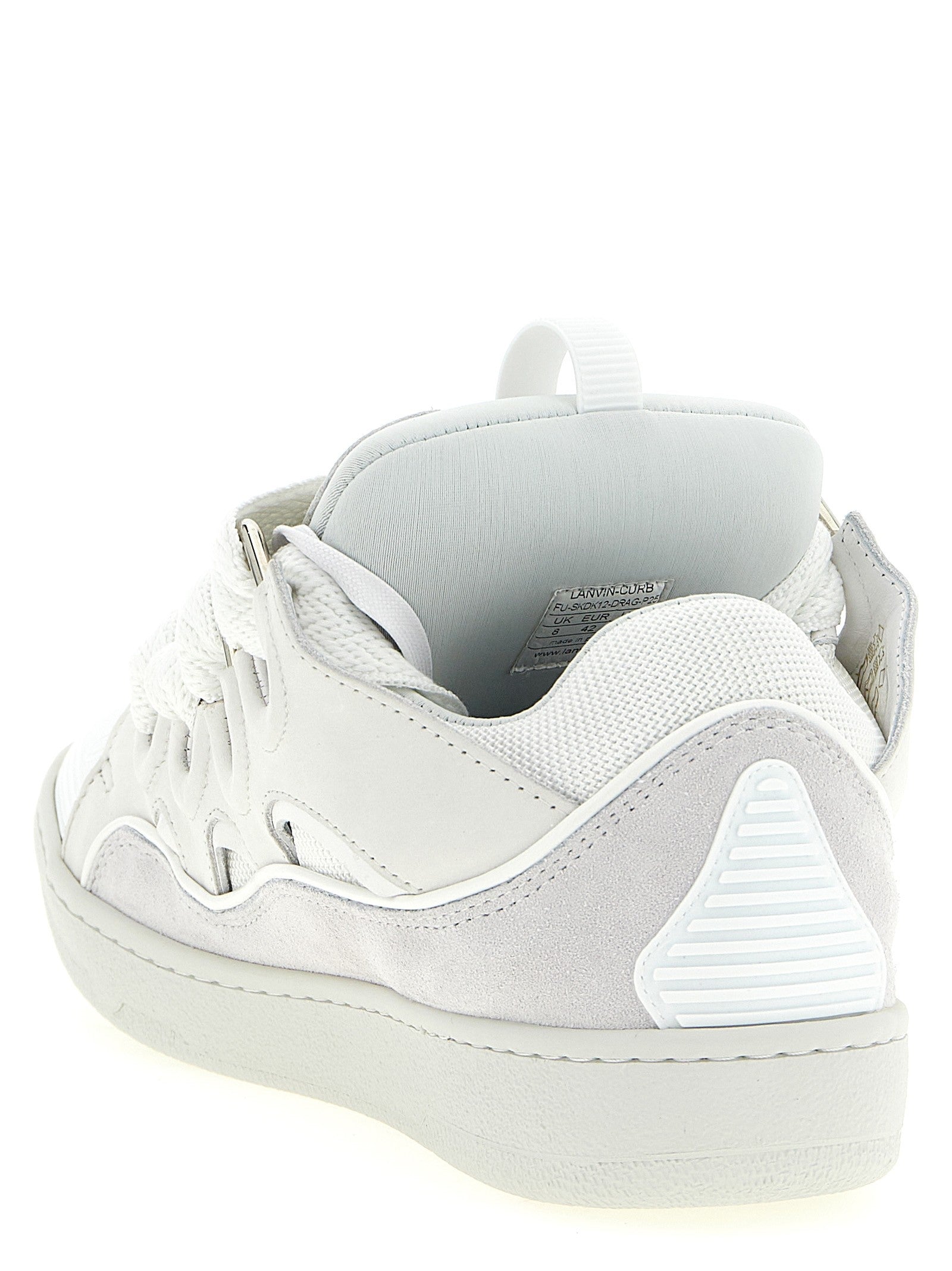 LANVIN Curb Sneakers White