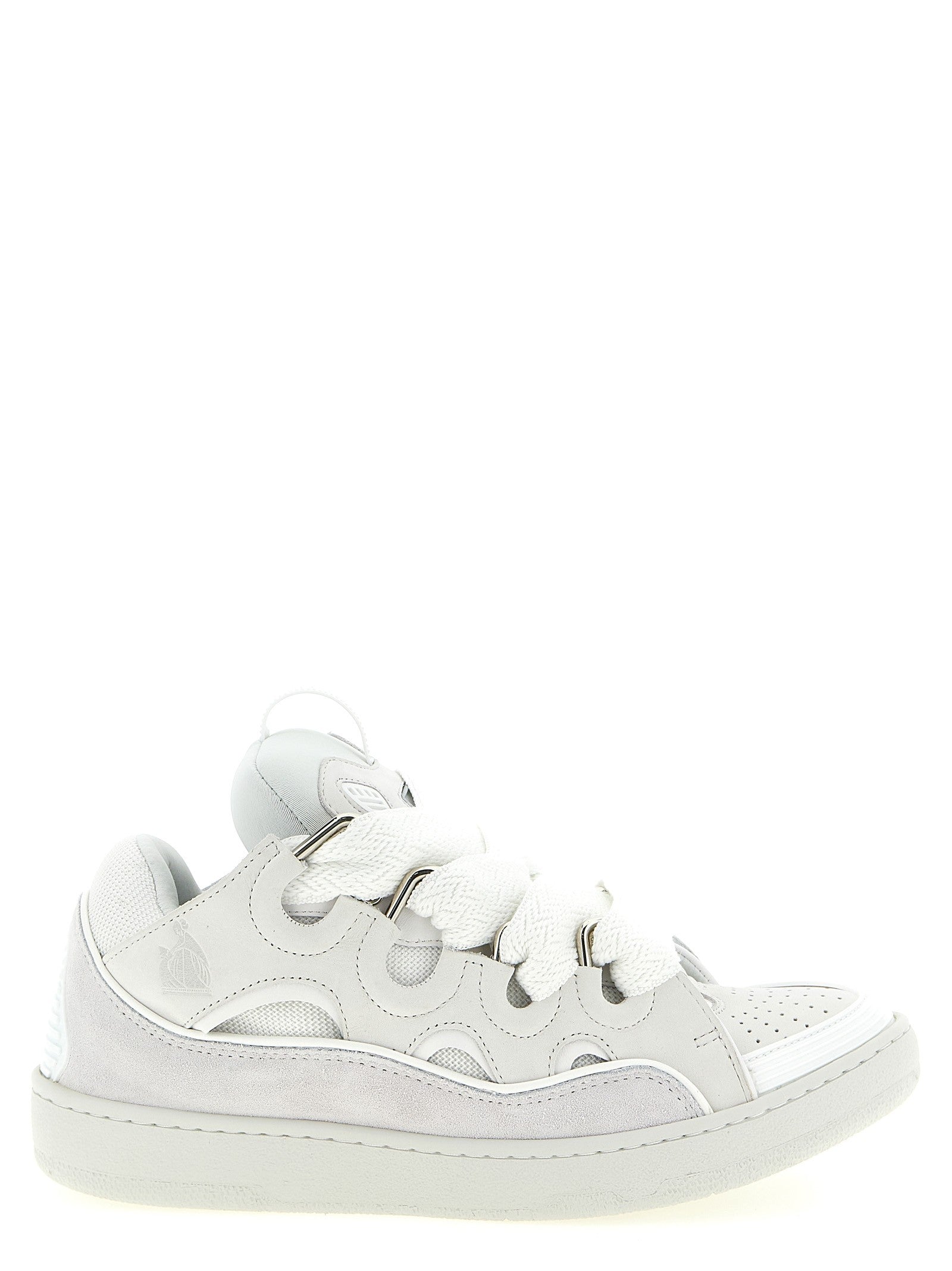 LANVIN Curb Sneakers White