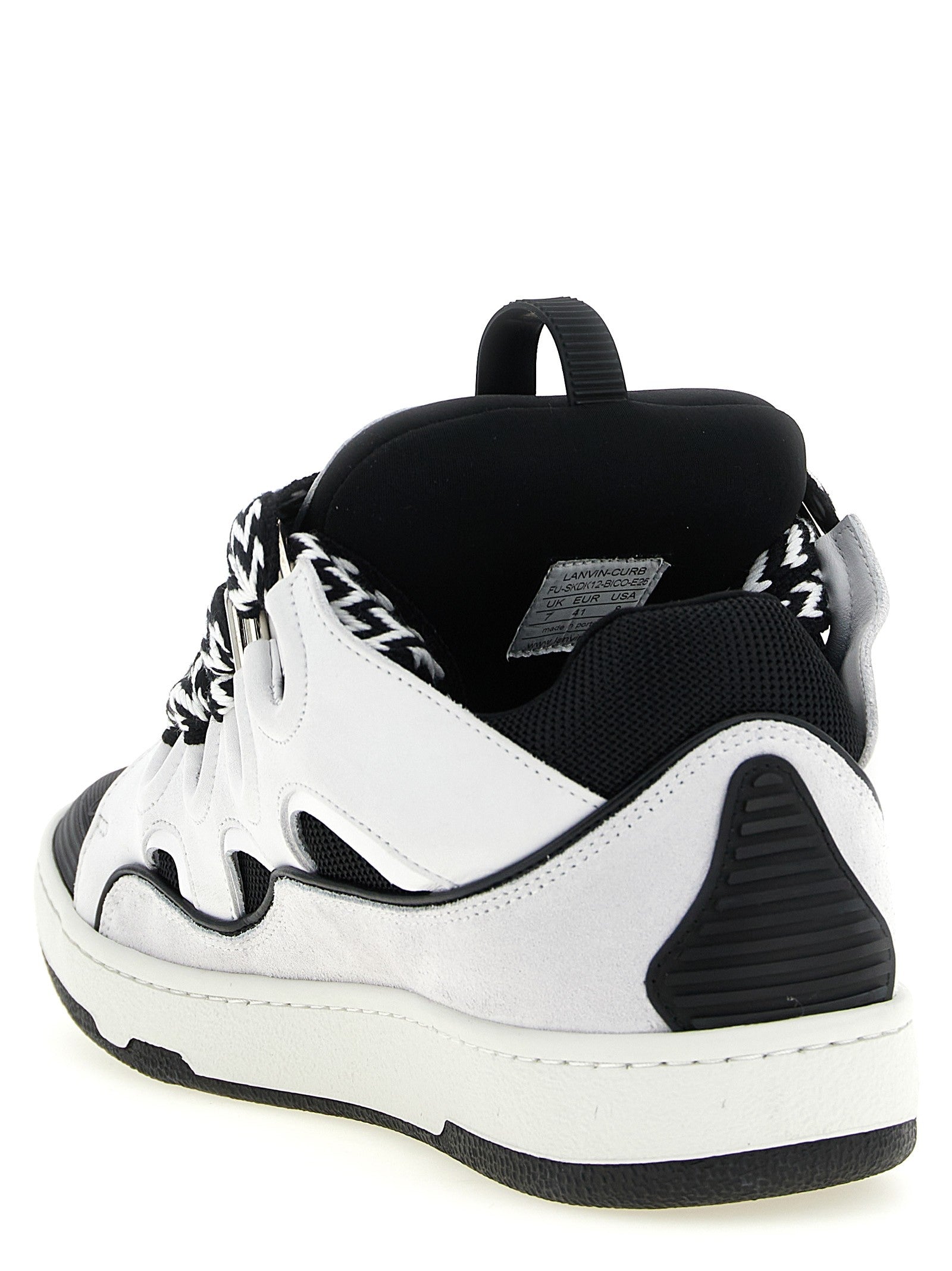 LANVIN Curb Sneakers White