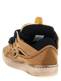LANVIN Curb Sneakers Brown