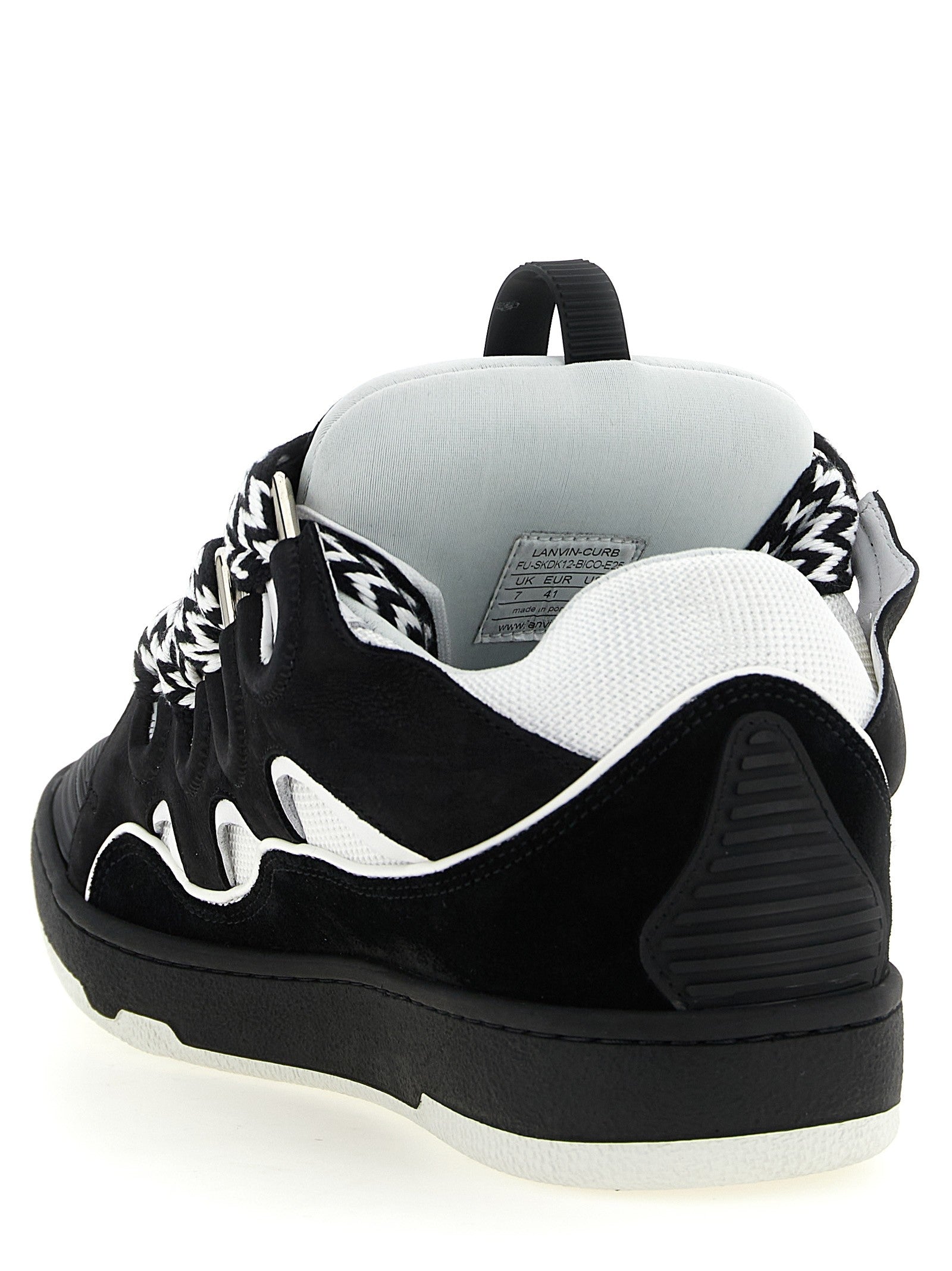 LANVIN Curb Sneakers White