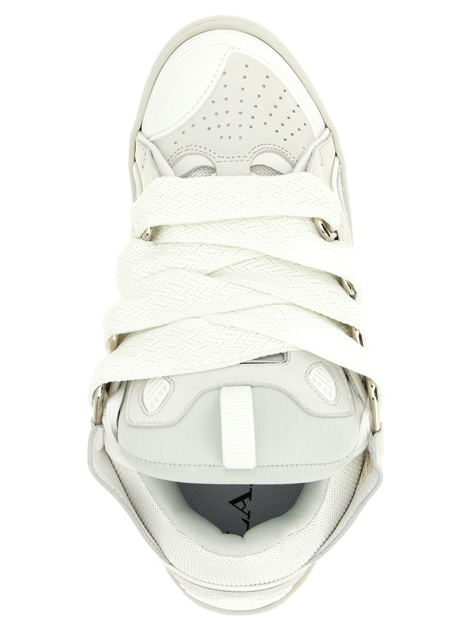 LANVIN Curb Sneakers White
