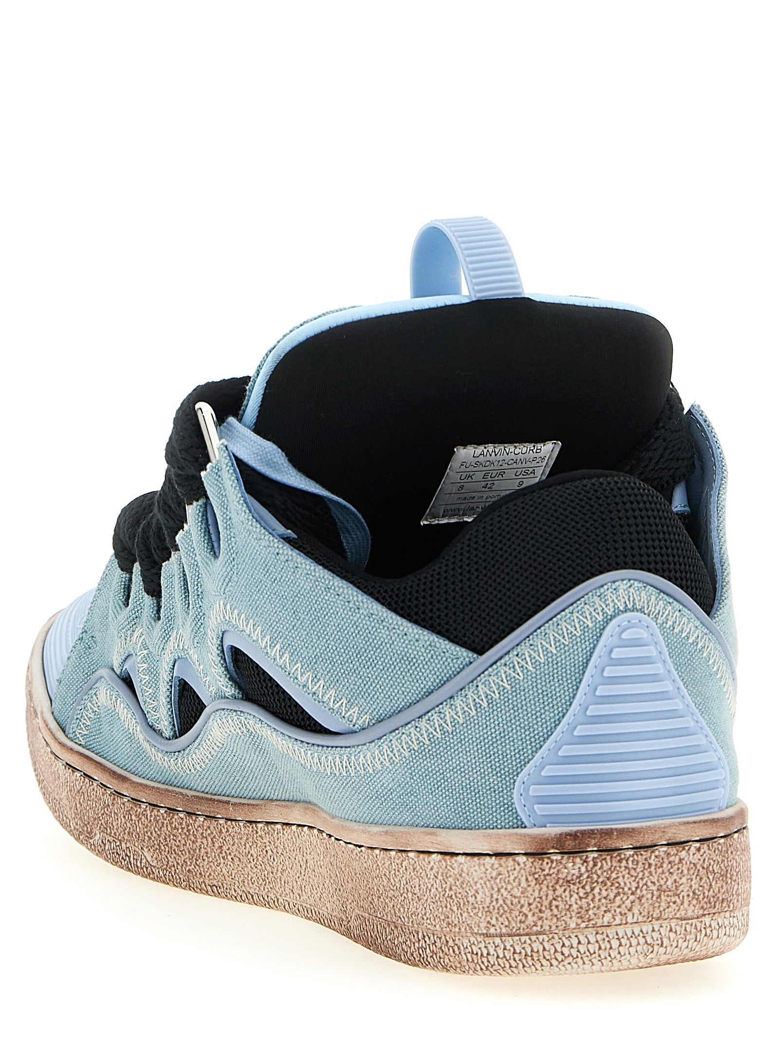 LANVIN Curb Sneakers Blue