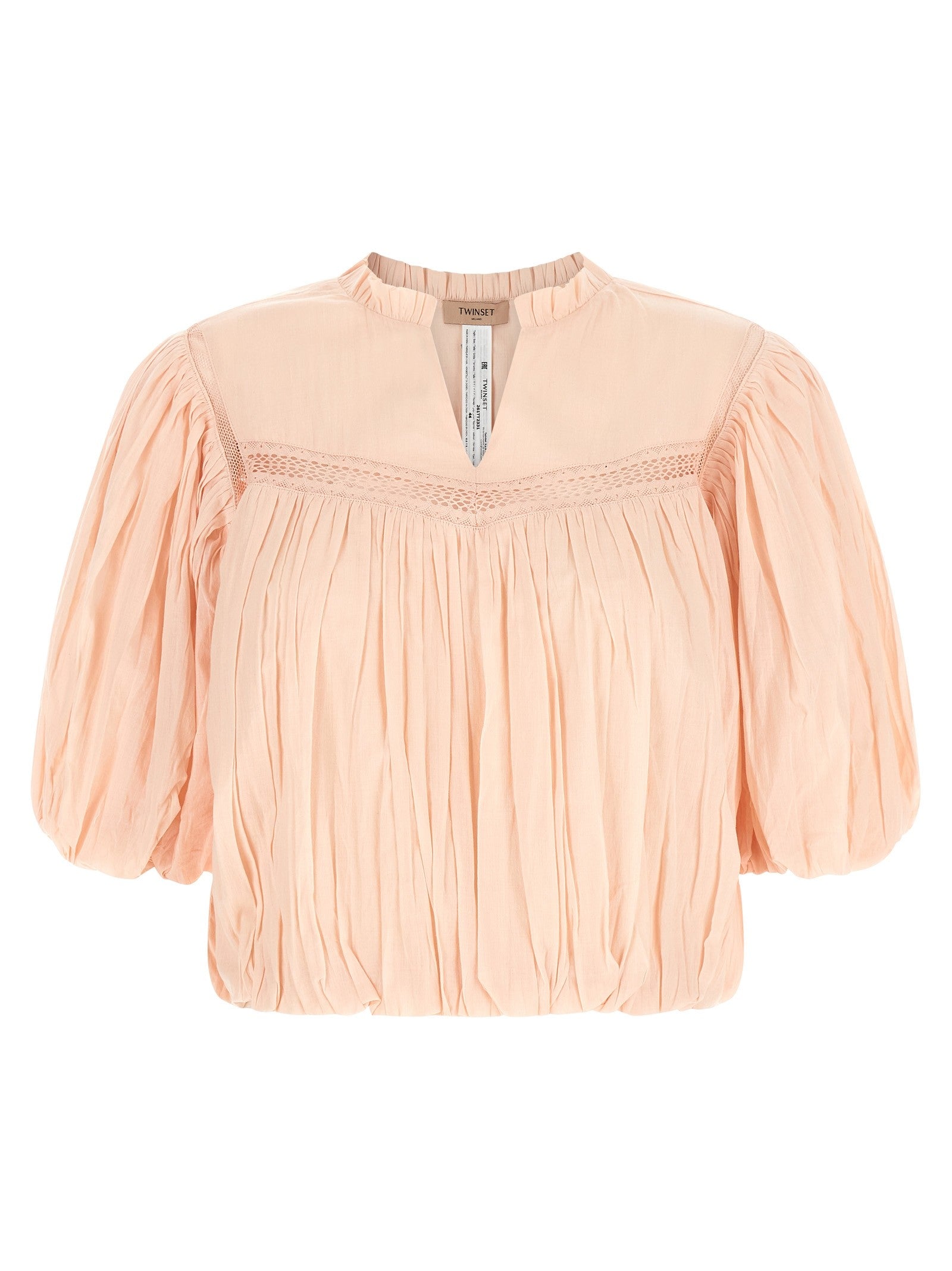 TWINSET Curled Blouse Blue