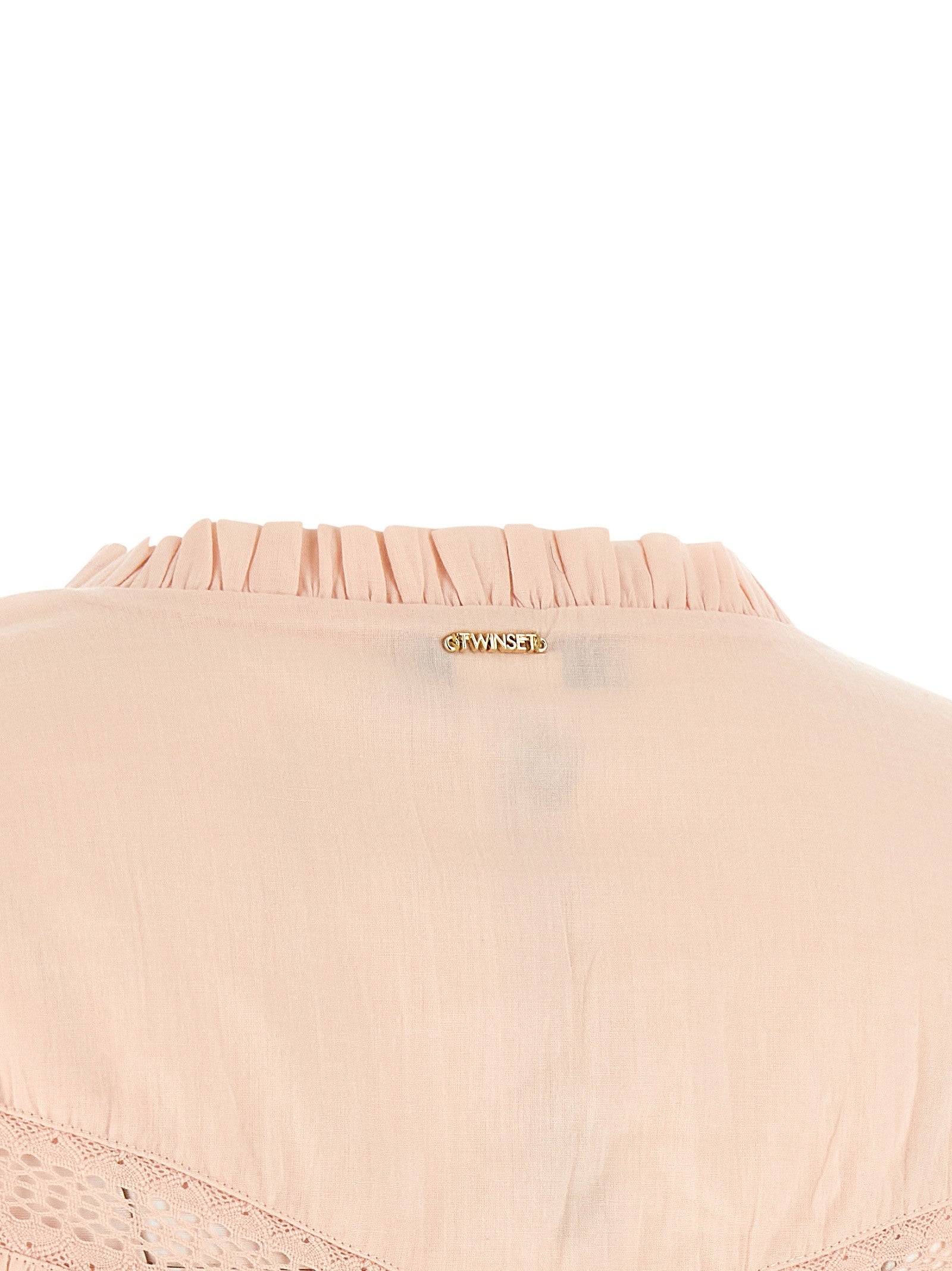TWINSET Curled Blouse Blue