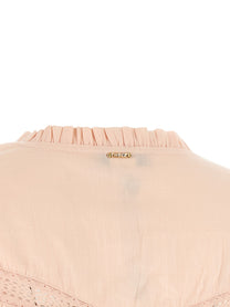 TWINSET Curled Blouse Blue