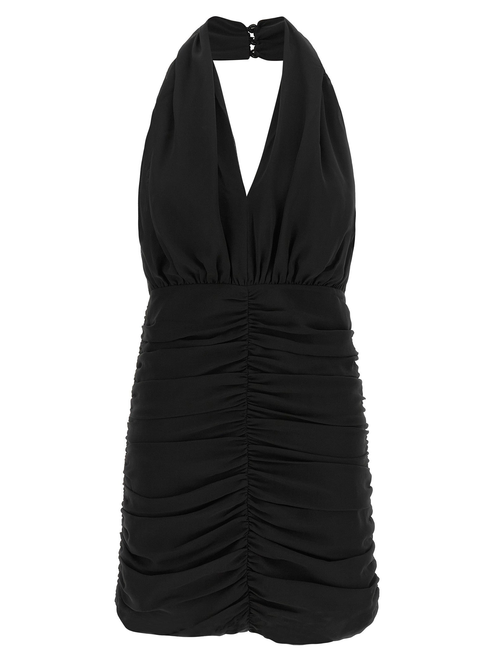ROTATE Birger Christensen Curling Dress Black