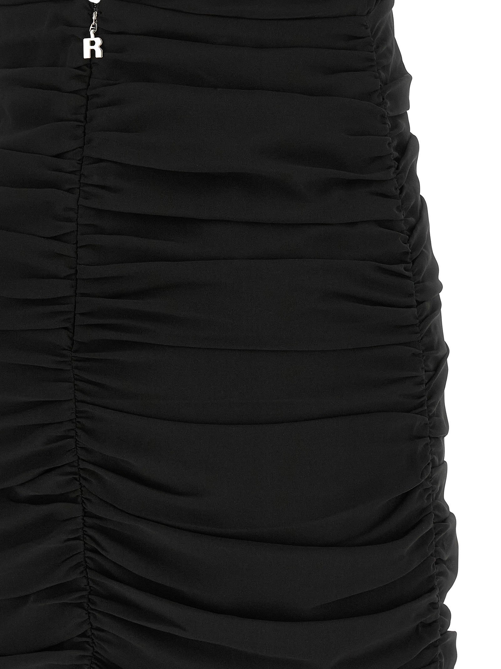 ROTATE Birger Christensen Curling Dress Black