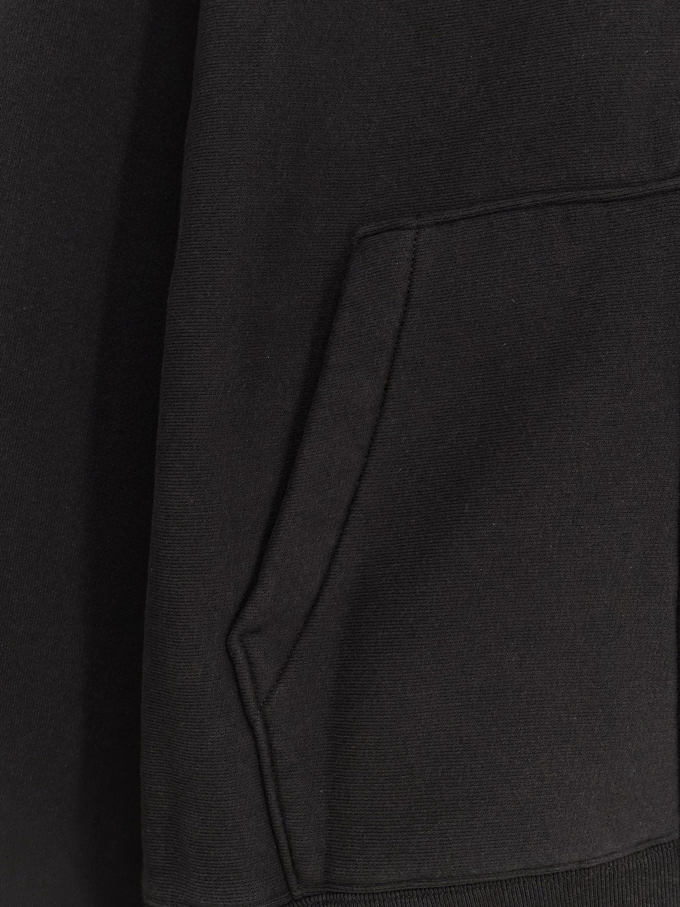 Stussy Men's Cursive Applique Sweatshirt Black