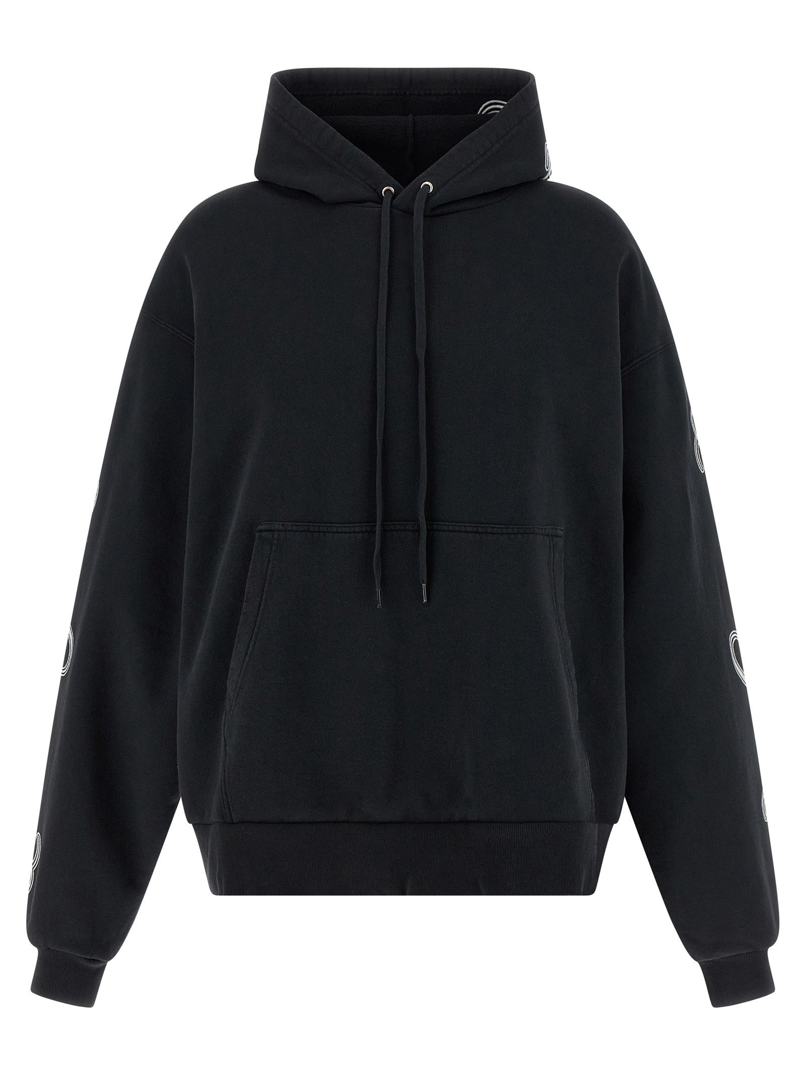Balenciaga Cursive Hoodie Black