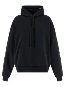 Balenciaga Cursive Hoodie Black