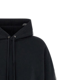Balenciaga Cursive Hoodie Black