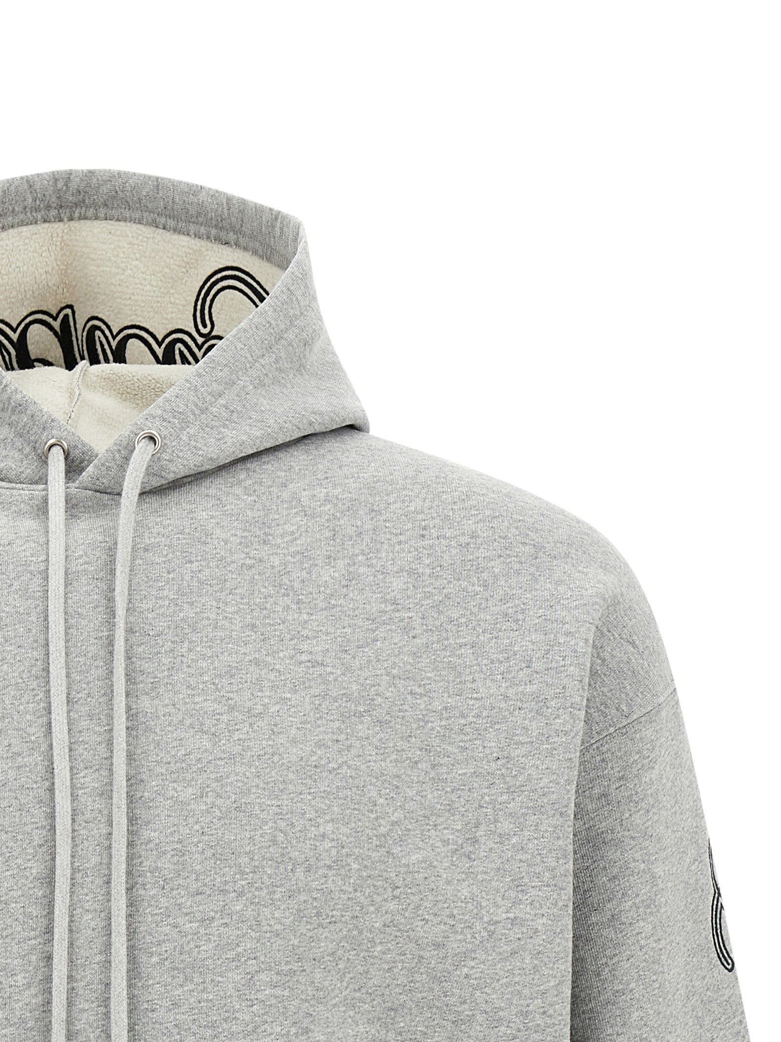 Balenciaga Cursive Hoodie Grey