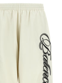Balenciaga Cursive Reversible Pants Gold