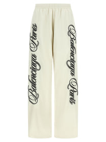 Balenciaga Cursive Reversible Pants Gold