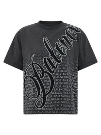 Balenciaga Cursive Shirt Black