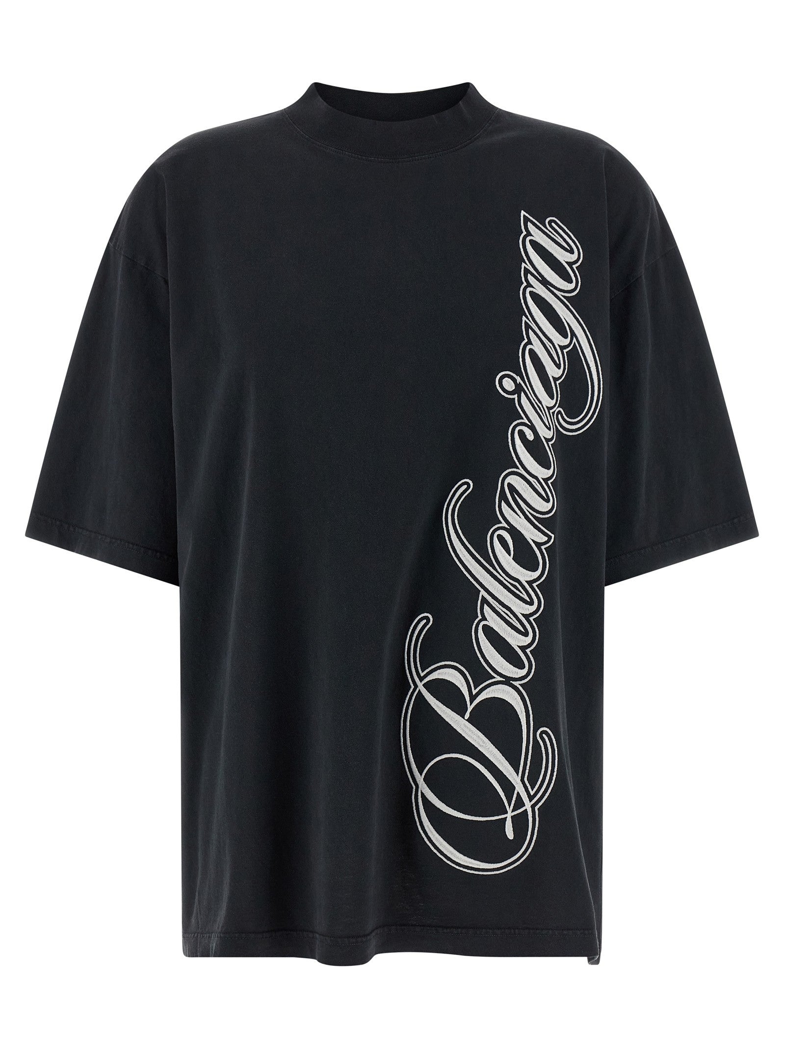 Balenciaga Cursive Shirt Black