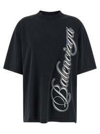 Balenciaga Cursive Shirt Black