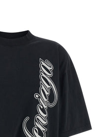 Balenciaga Cursive Shirt Black