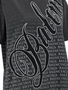 Balenciaga Cursive Shirt Black, view 4