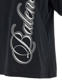 Balenciaga Cursive Shirt Black