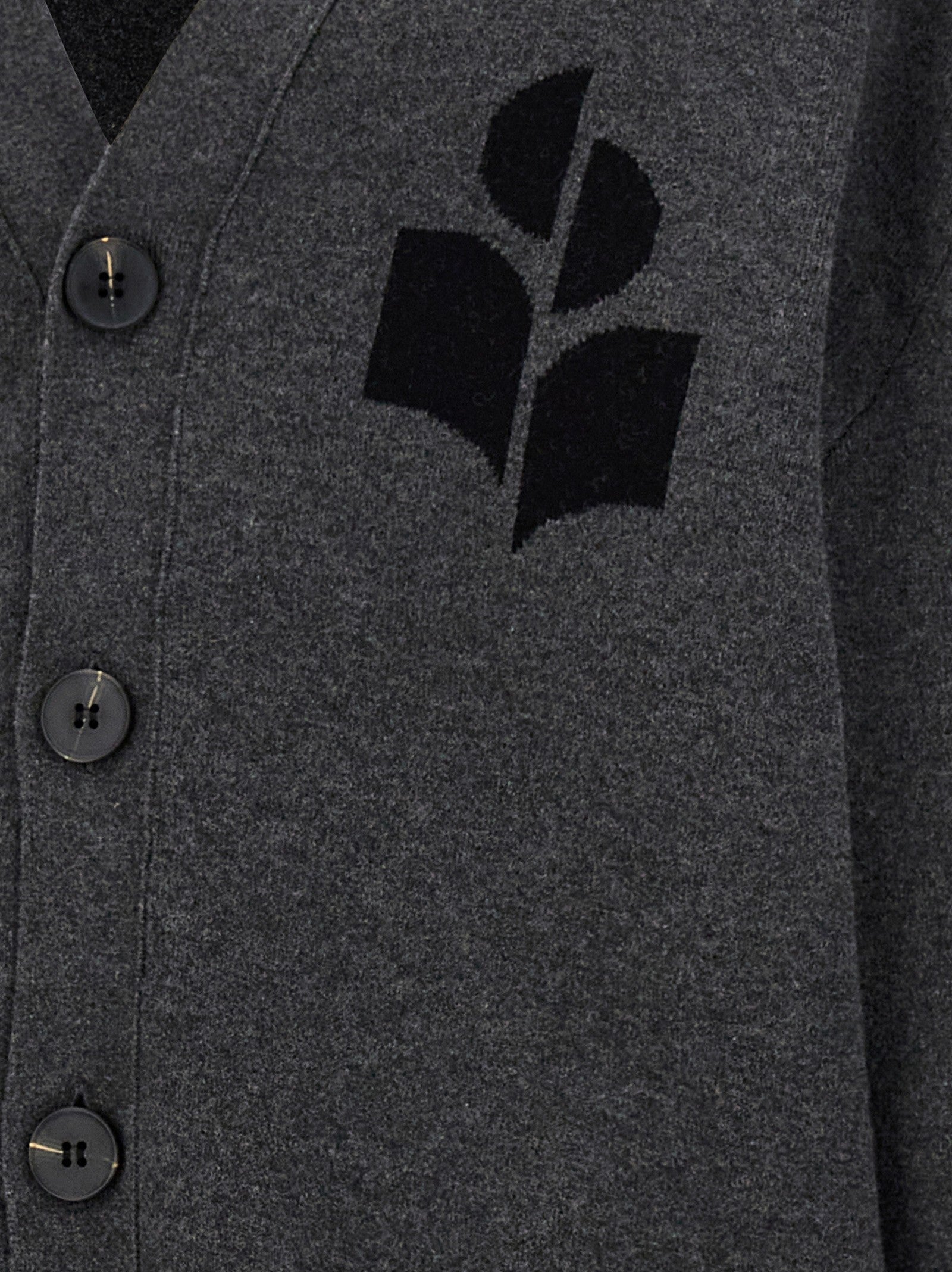 ISABEL MARANT Curtis Cardigan Grey